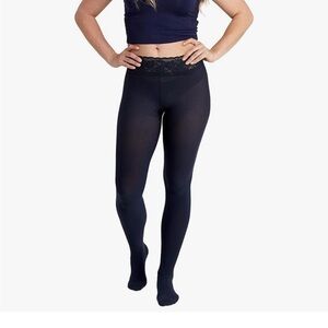 Hipstik Navy Opaque Tights